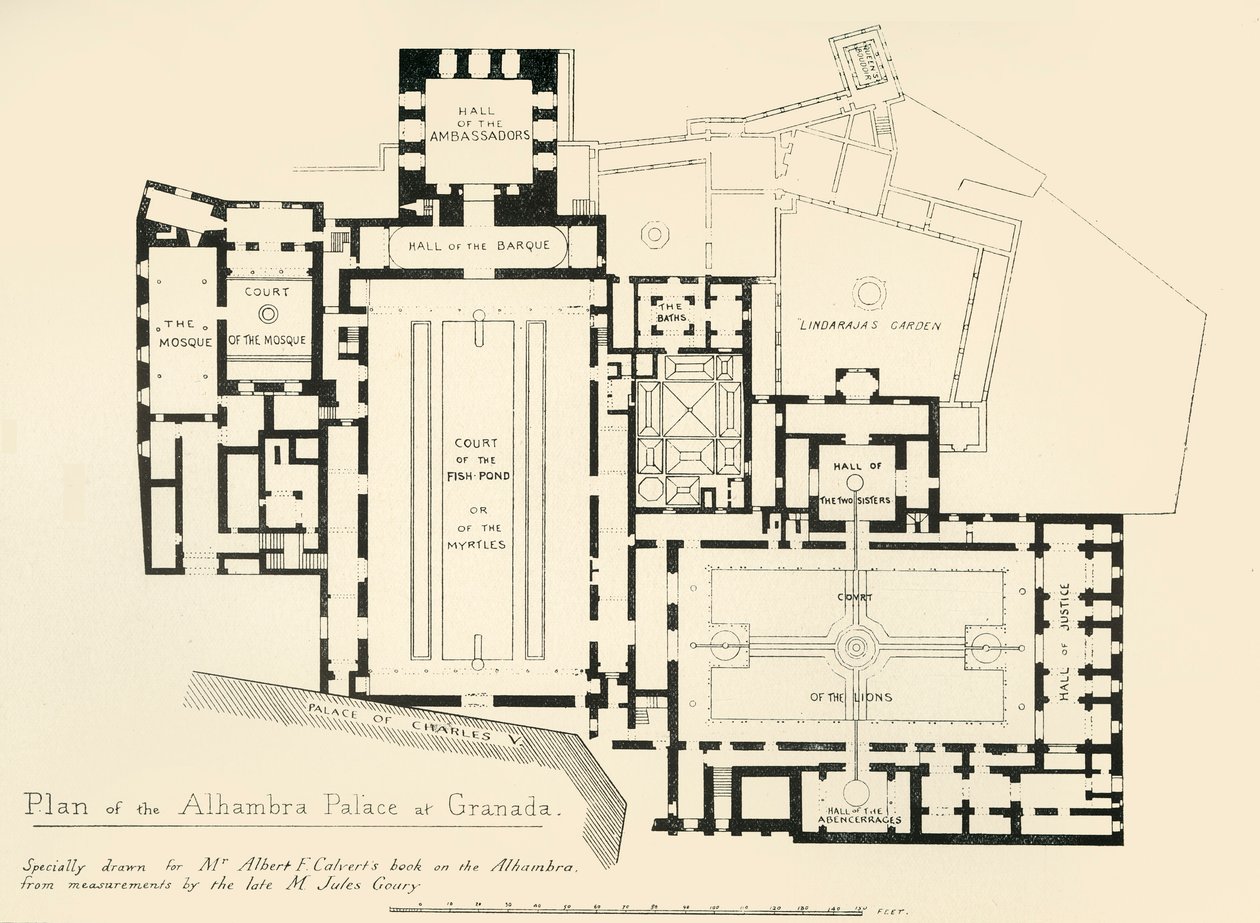 Plan du palais de l