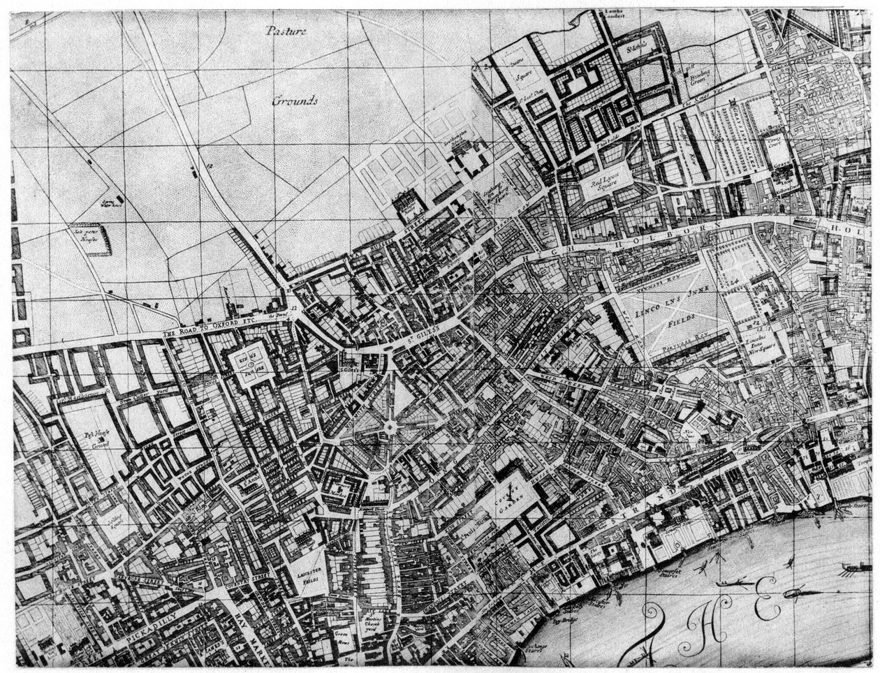 Plan de la paroisse de St Giles, Londres, 1907 - Unbekannt