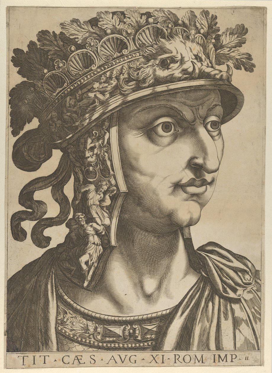 Titus Vespasien regardant à droite, de 