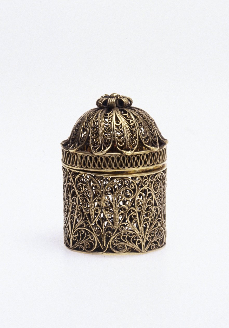 Pomander en argent doré - Unbekannt