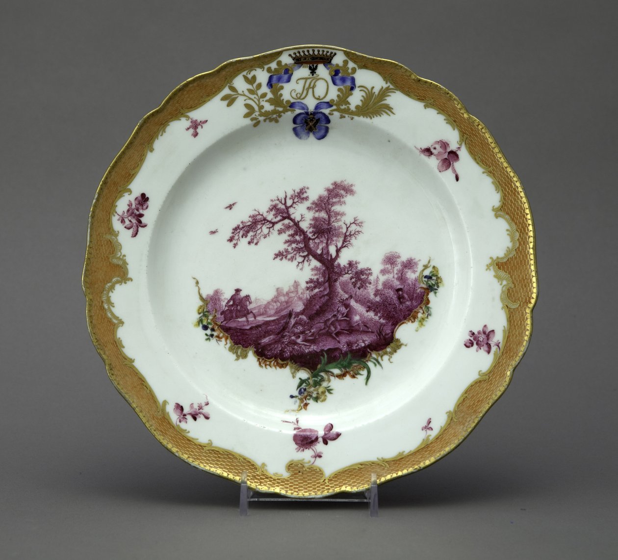Assiette en porcelaine du service Orlov, vers 1770 - Unbekannt
