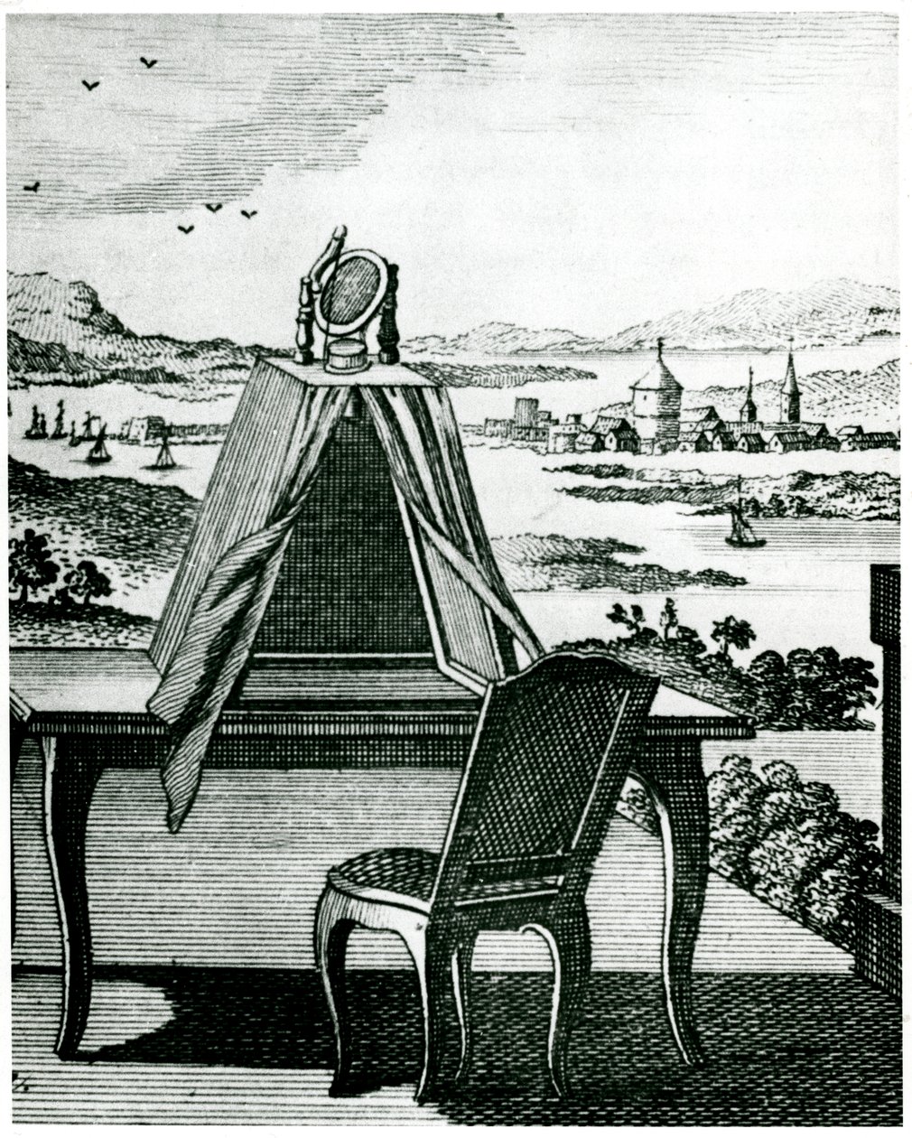Tente portative de type camera obscura, 1764 - Unbekannt