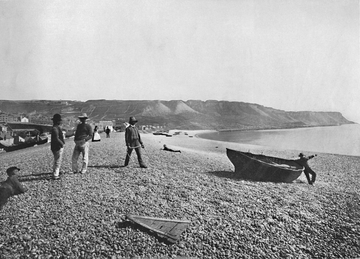 Portland - La plage de Chesil, 1895 - Unbekannt