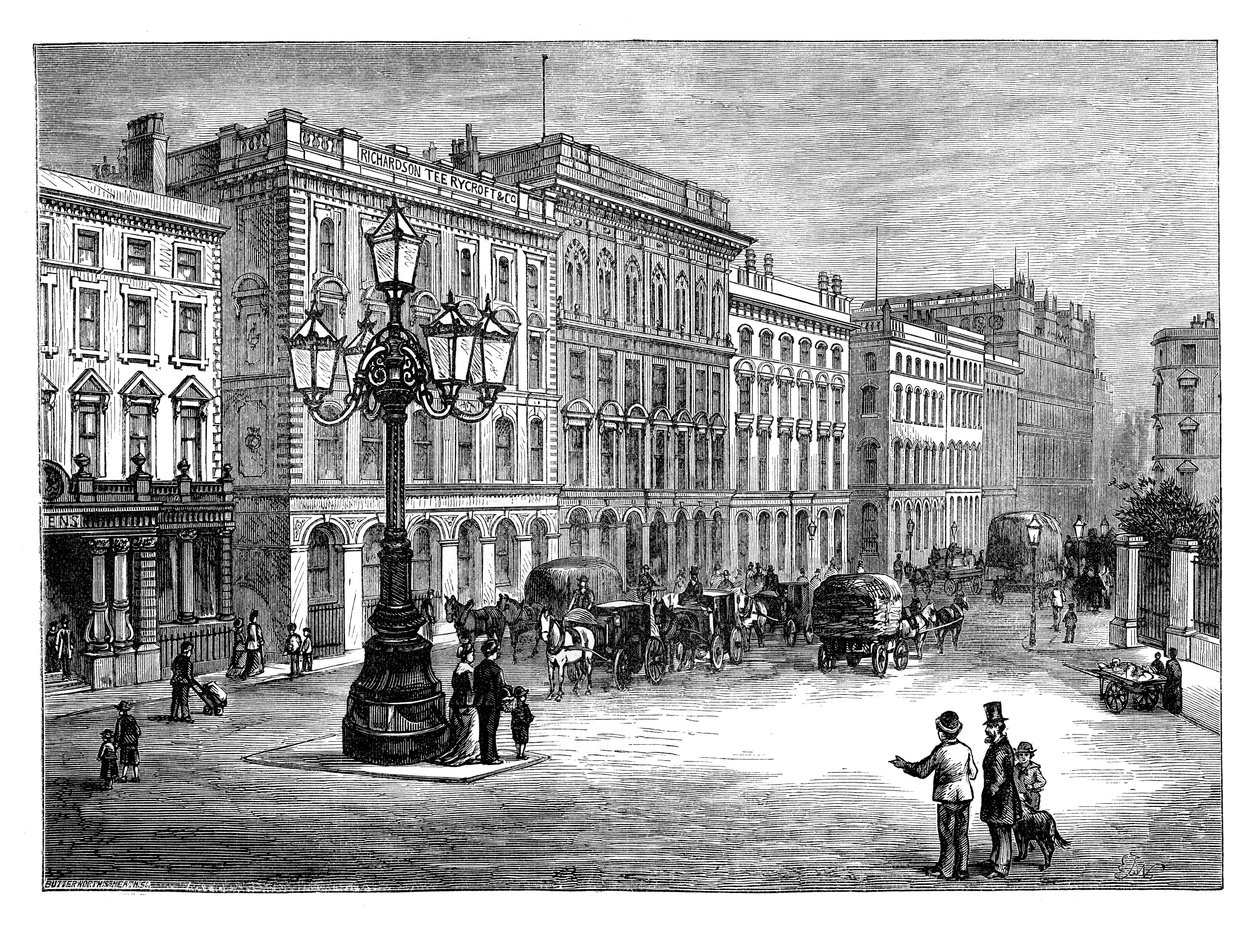 Rue de Portland, Manchester, fin du 19ème siècle - Unbekannt