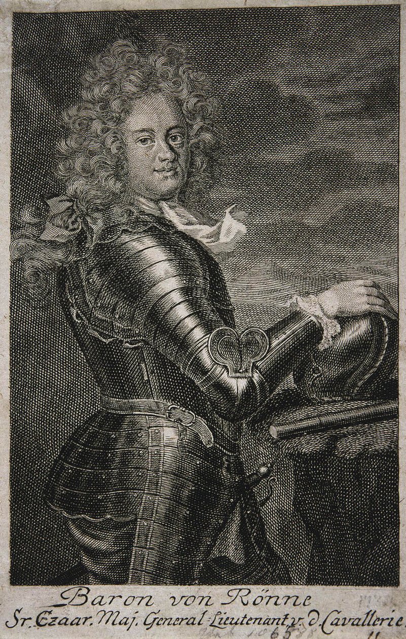 Portrait du Baron Carl Ewald von Roenne 1663-1716 - Unbekannt