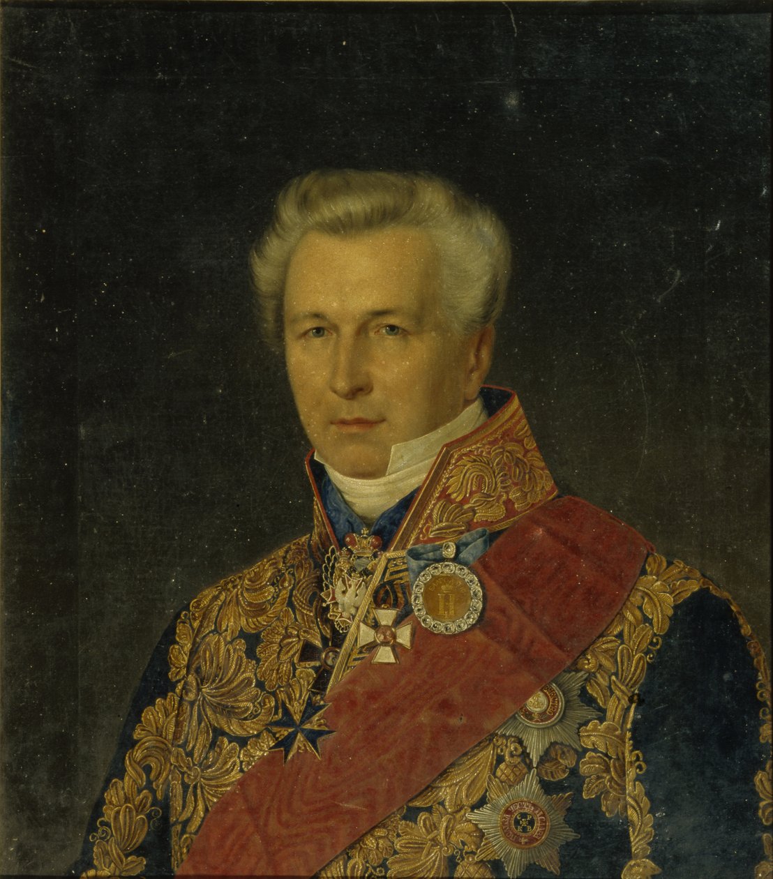 Portrait du Baron Leo Karlovich Bode 1787-1859, années 1850 - Unbekannt