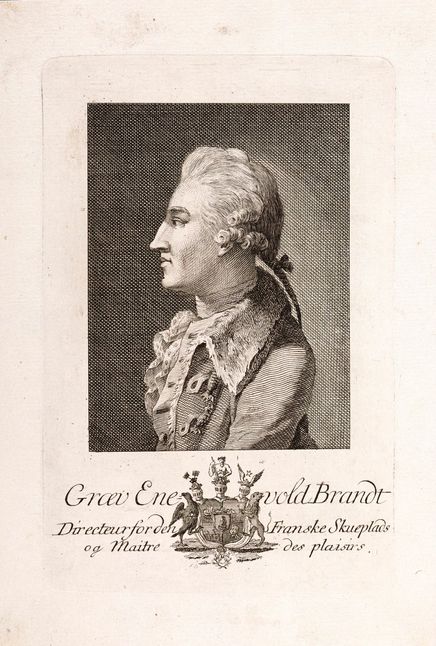 Portrait du comte Enevold Brandt 1738-1772 - Unbekannt