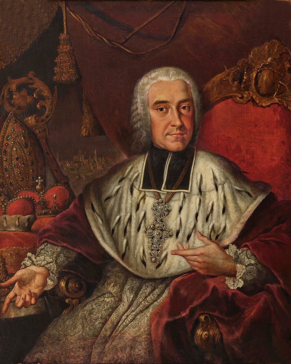 Portrait de François Louis du Palatinat-Neubourg 1664-1732, premier tiers du 18ème siècle - Unbekannt