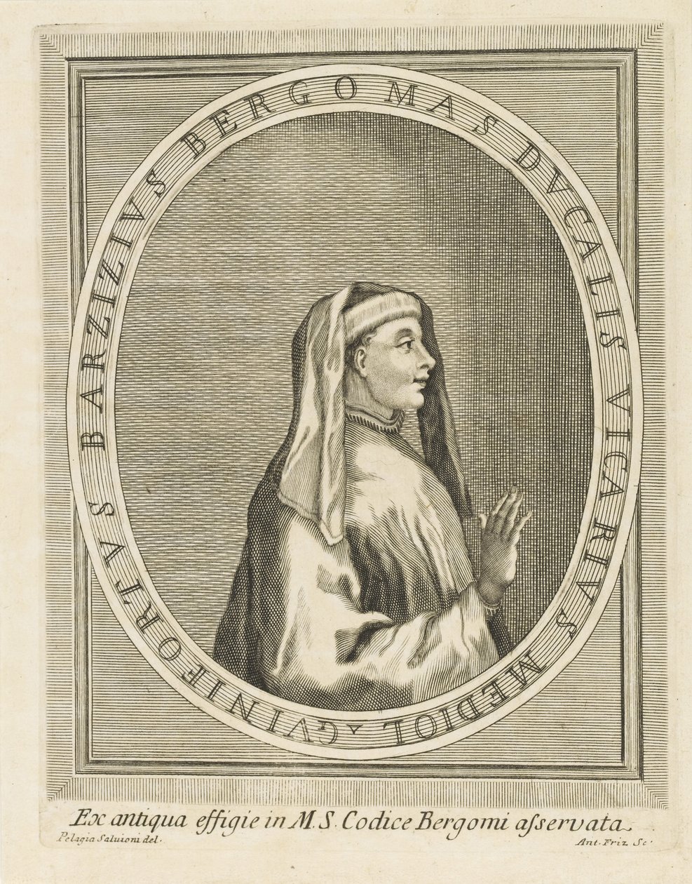 Portrait de Gasparinus de Bergamo, 1716-1717 - Unbekannt