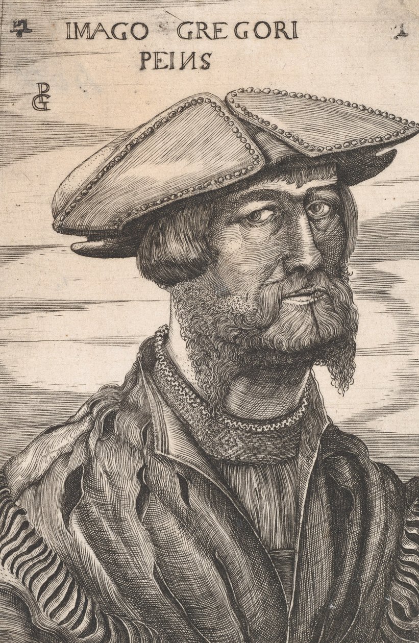 Portrait de Georg Pencz Imago Gregori Peins - Unbekannt