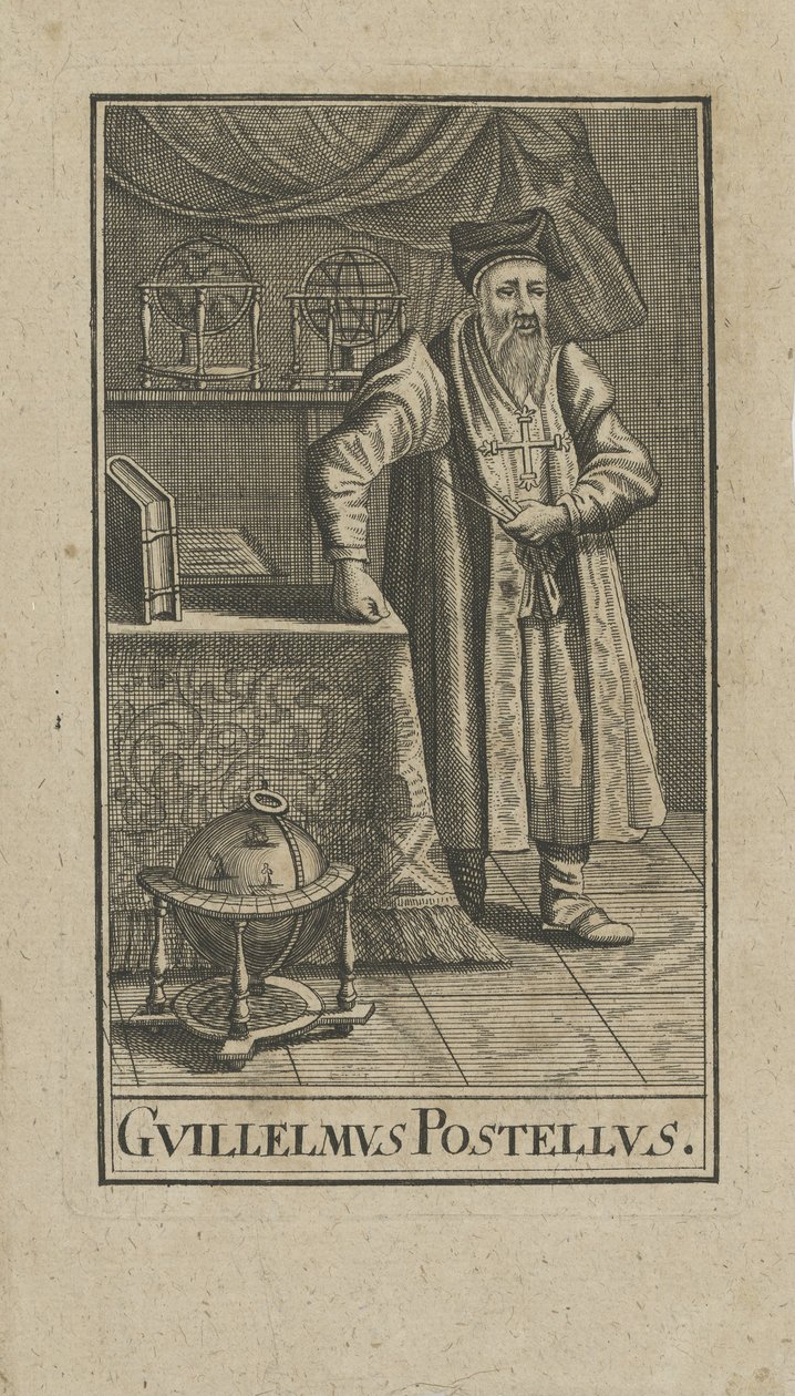 Portrait de Guillaume Postel 1510-1581, avant 1740 - Unbekannt