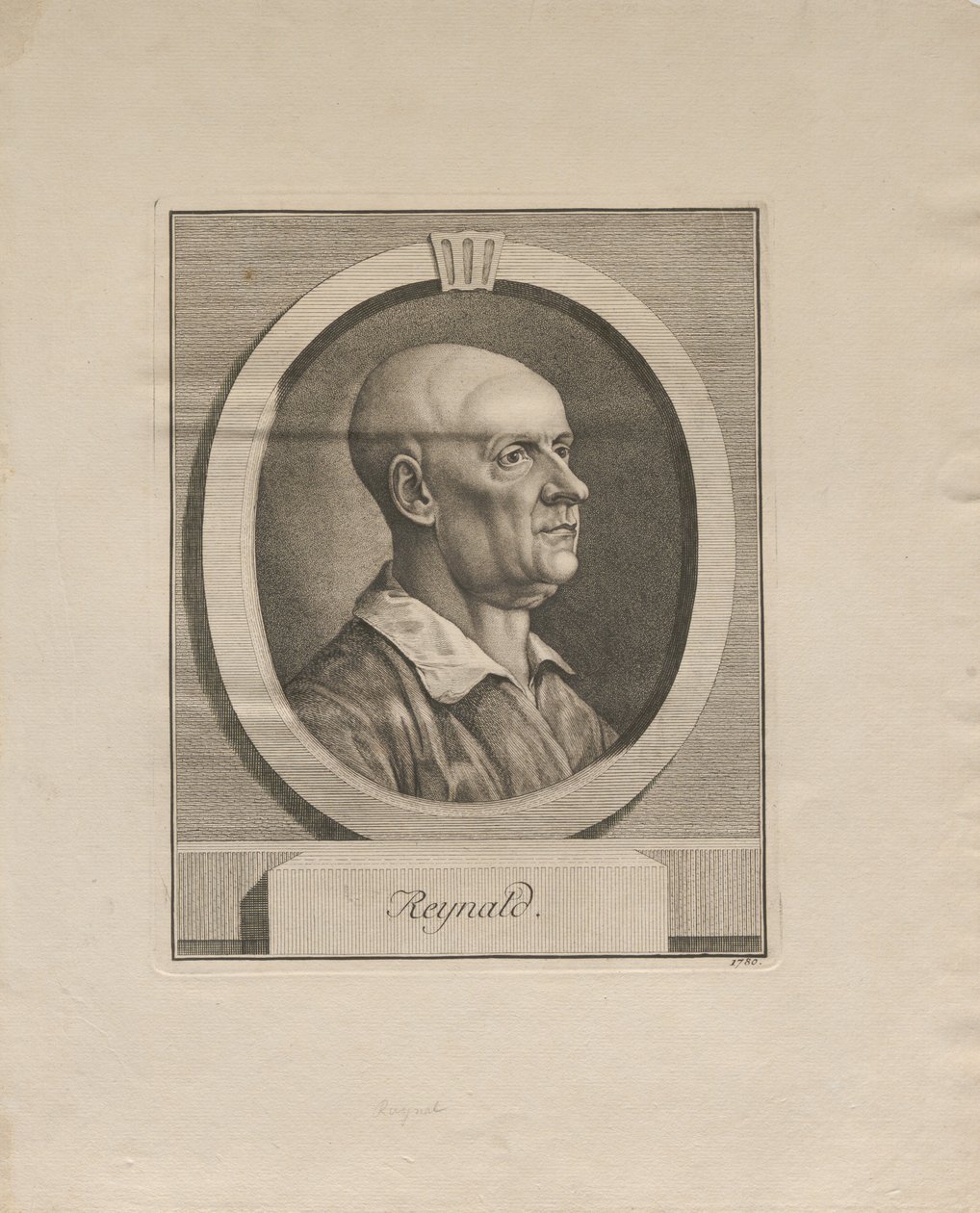 Portrait de Guillaume Thomas Raynal 1713-1796, 1780 - Unbekannt