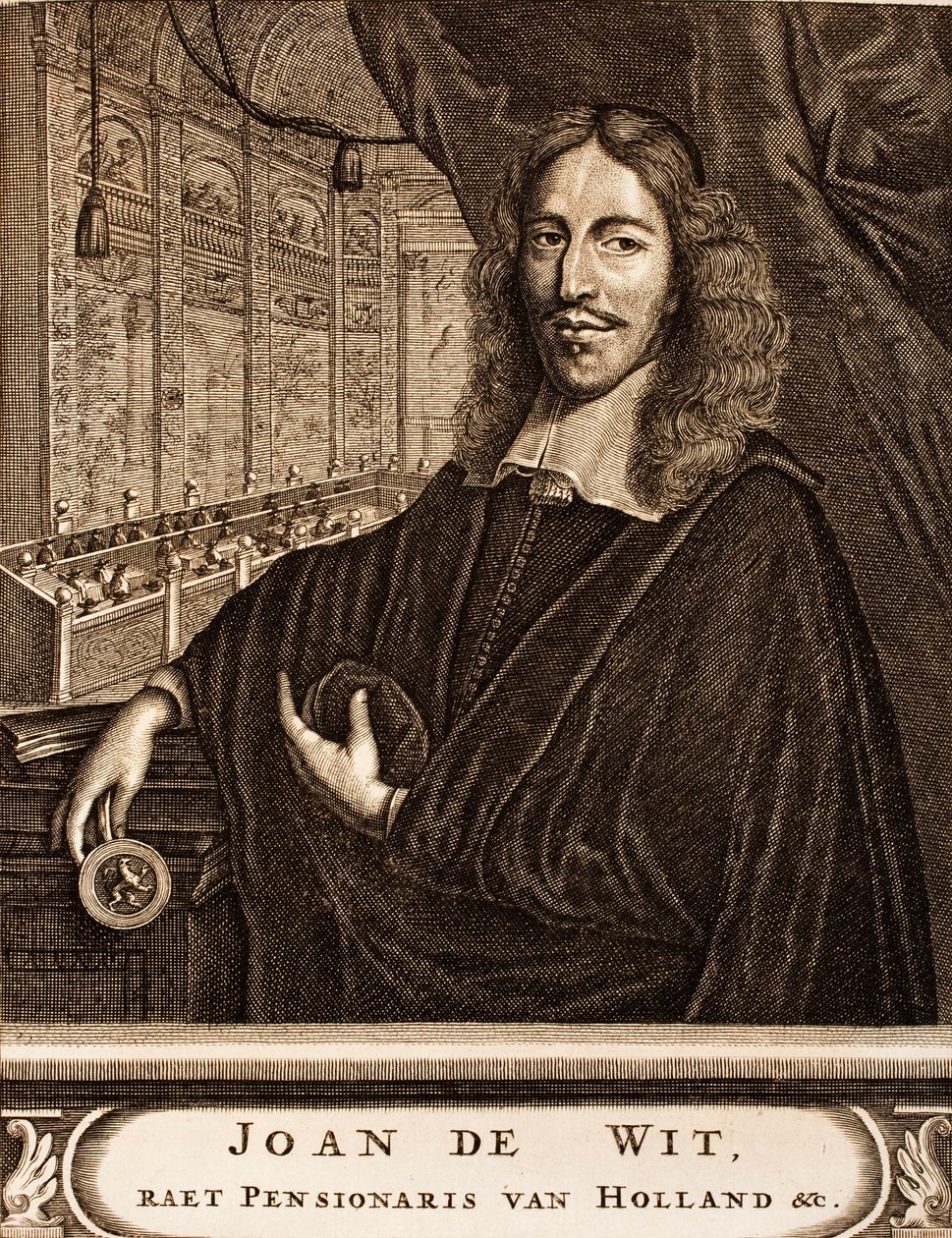 Portrait de Johan de Witt 1625-1672 De: Schauplatz des Krieges, 1675 - Unbekannt