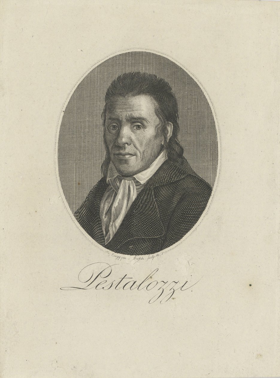 Portrait de Johann Heinrich Pestalozzi 1746-1827, 1805 - Unbekannt
