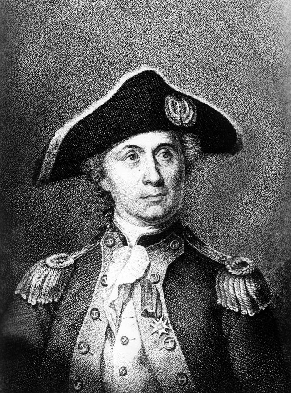 Portrait de John Paul Jones (1749-1792), marin écossais ayant participé à la Révolution américaine - Unbekannt