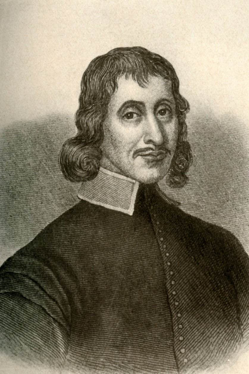 Portrait de John Winthrop le second, en tenue puritaine du Massachusetts - Unbekannt