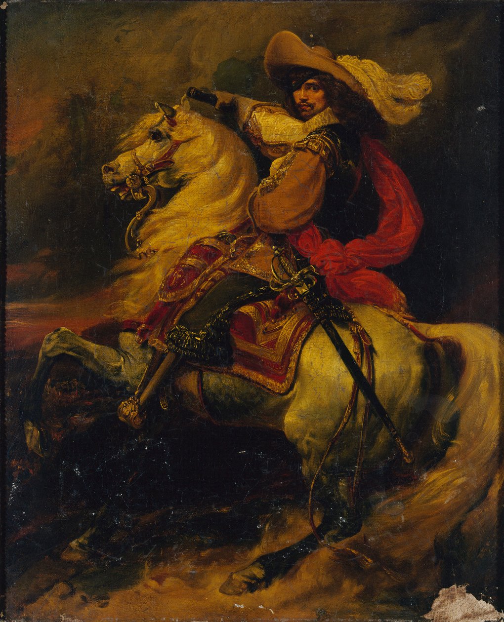 Portrait de Josias Rantzau 1609-1650, en tant que maréchal de France, vers 1834 - Unbekannt