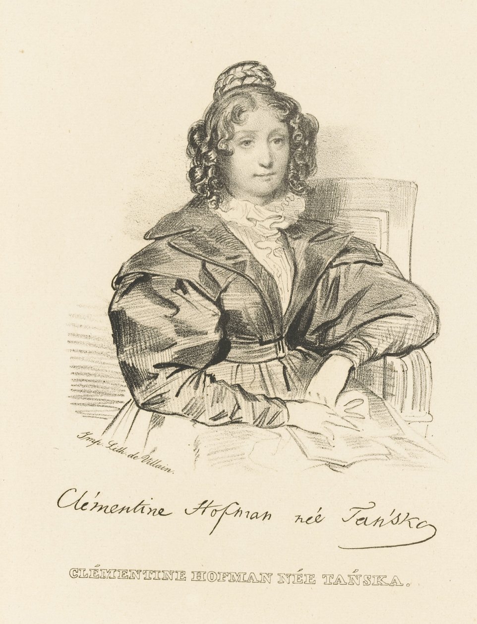 Portrait de Klementyna Hoffmanowa 1798-1845, vers 1840 - Unbekannt