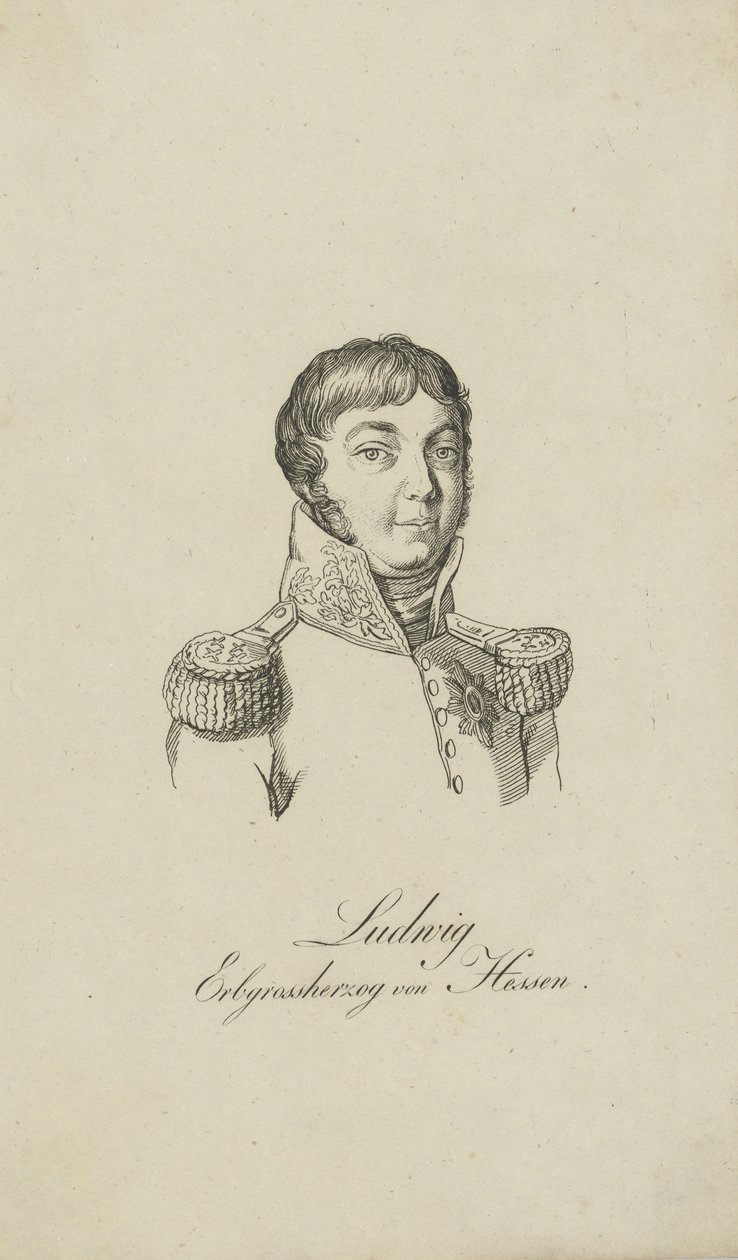 Portrait de Louis Ier, grand-duc de Hesse 1753-1830, 1806 - Unbekannt