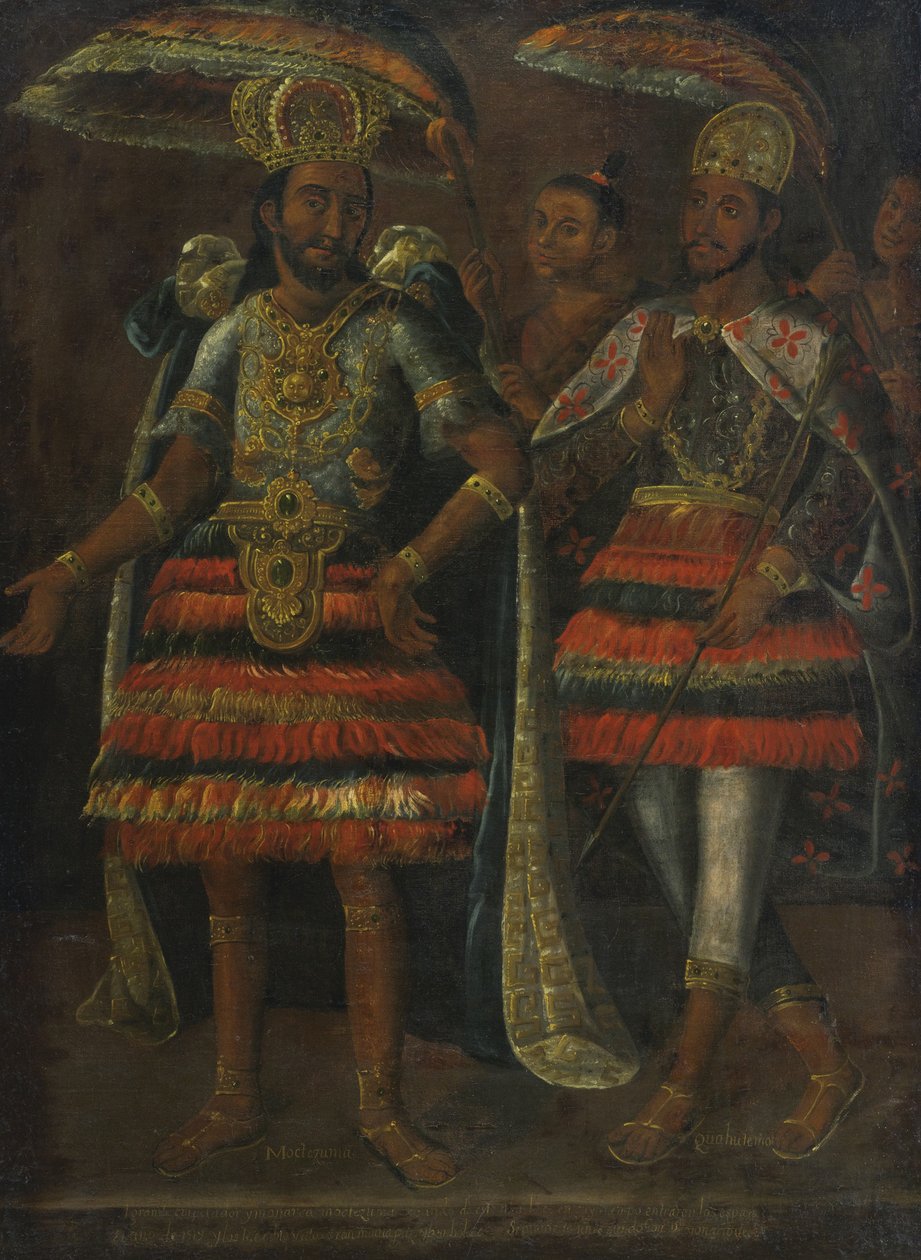 Portrait de Moctezuma et Cuauhtémoc - Unbekannt