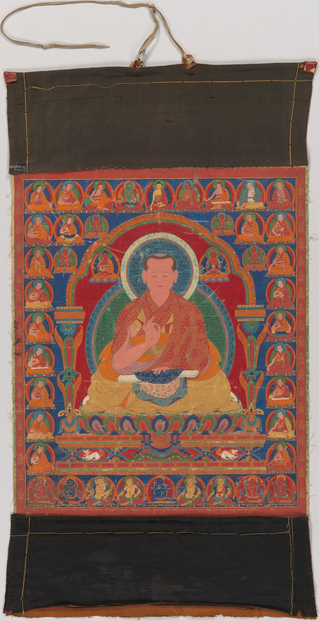 Portrait de Munchen Sangye Rinchen, le huitième abbé du monastère de Ngor, fin du 16e siècle - Unbekannt