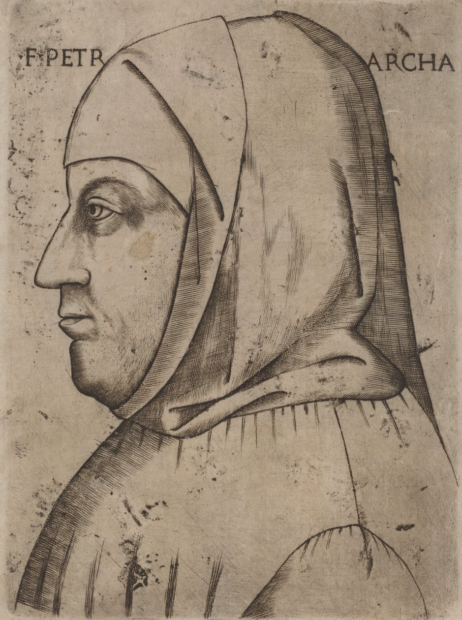 Portrait de Pétrarque, première moitié du XVIe siècle - Unbekannt