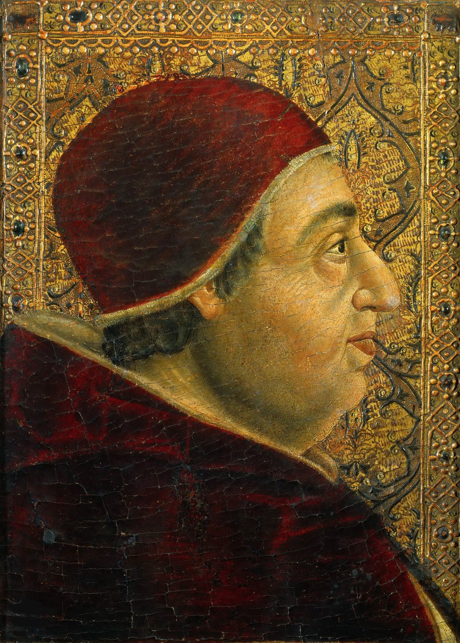 Portrait du pape Alexandre VI 1431-1503, années 1490 - Unbekannt