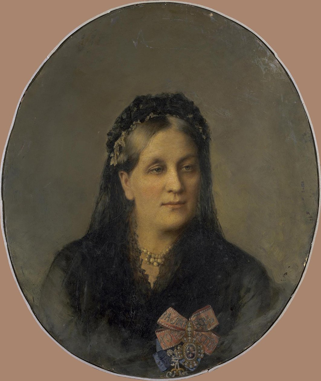 Portrait de la princesse Maria Alexandrovna Dolgorukaya, née Apraxina 1816-1892, seconde moitié du 19e siècle - Unbekannt