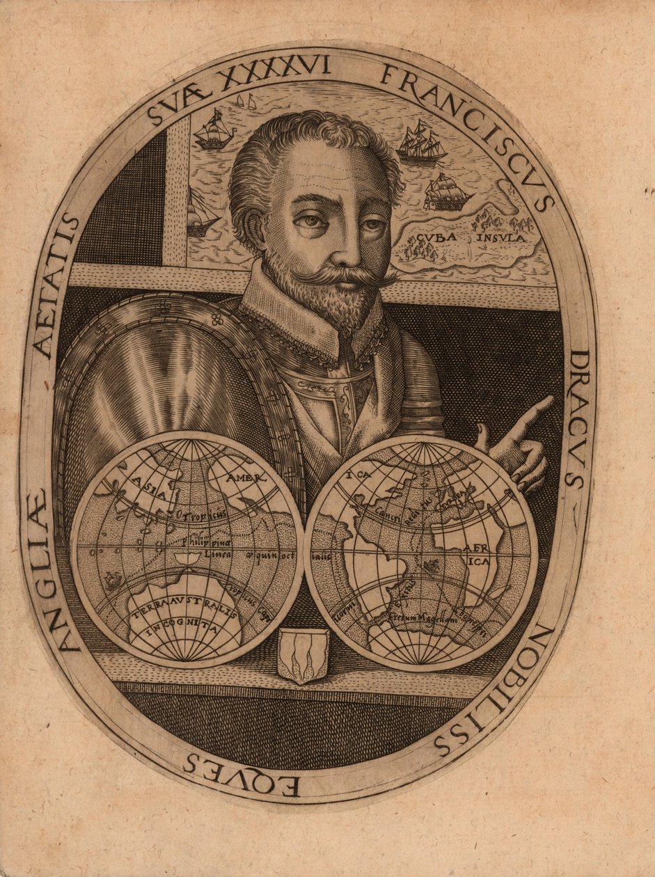 Portrait de Sir Francis Drake, 1596 - Unbekannt