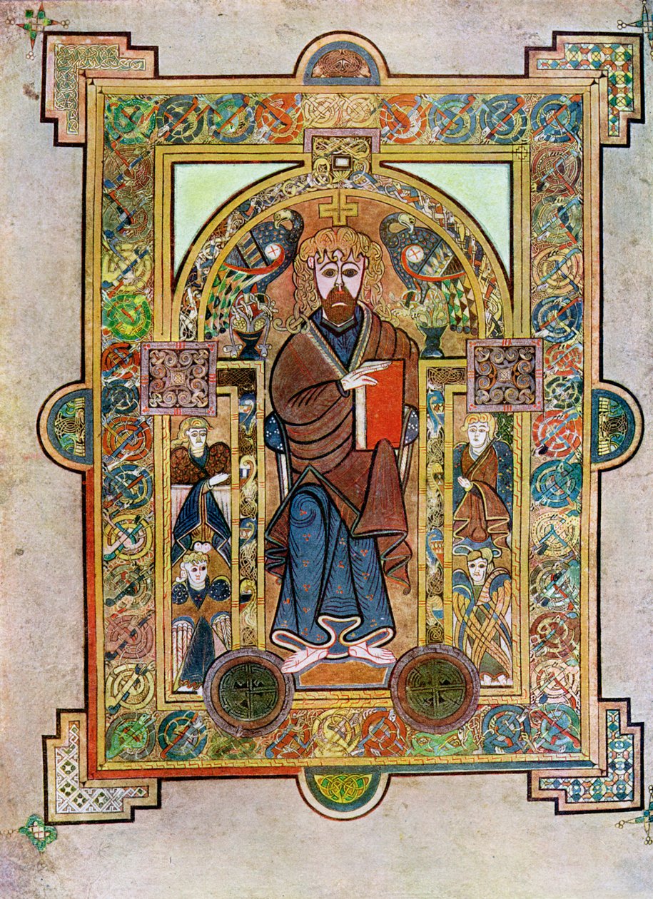 Portrait de Saint Marc ou Saint Luc, 800 AD, 20ème siècle - Unbekannt