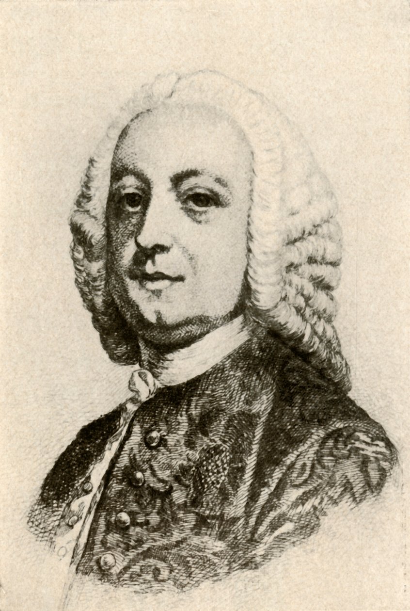 Portrait de Thomas Penn, Gouverneur colonial, vers 1760, 1937 - Unbekannt
