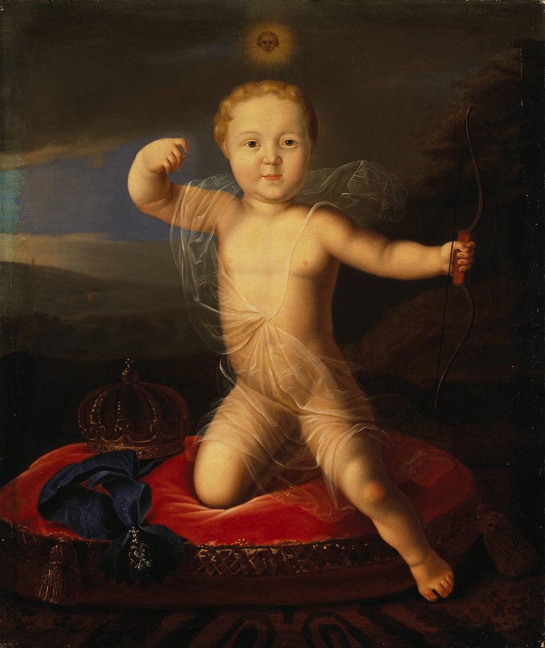 Portrait du tsarévitch Pierre Petrovitch de Russie 1715-1719, premier quart du 19e siècle - Unbekannt