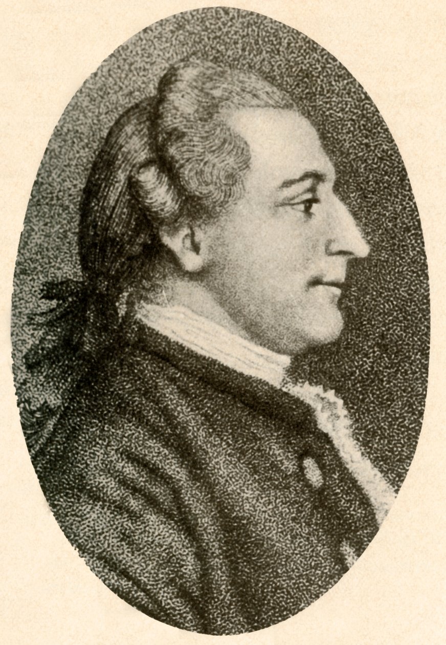 Portrait de W. H. Drayton, Esq., avec cheveux arrangés en bouffant et queue, vers 1770 - Unbekannt