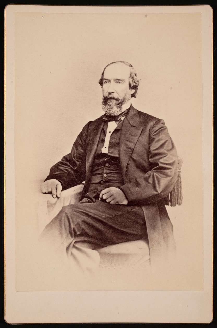 Portrait de Walter Lenox 1817-1874, avant 1874 - Unbekannt