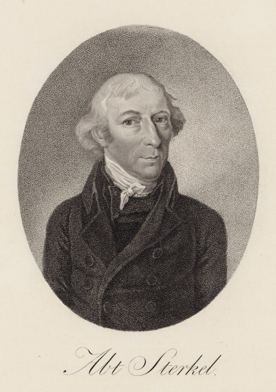 Portrait du pianiste et compositeur Franz Xaver Sterkel 1750-1817, 1816 - Unbekannt