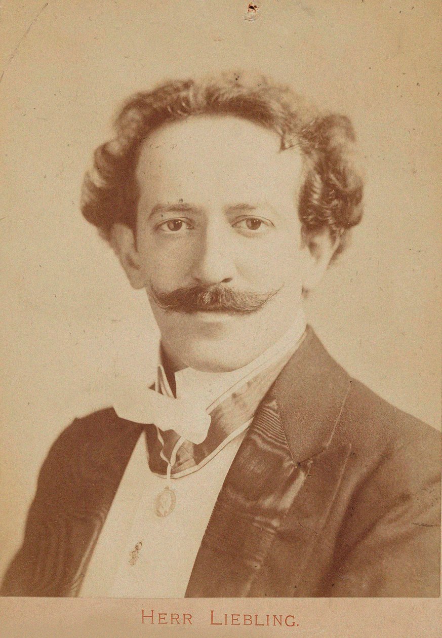 Portrait du pianiste et compositeur Georg Liebling - Unbekannt
