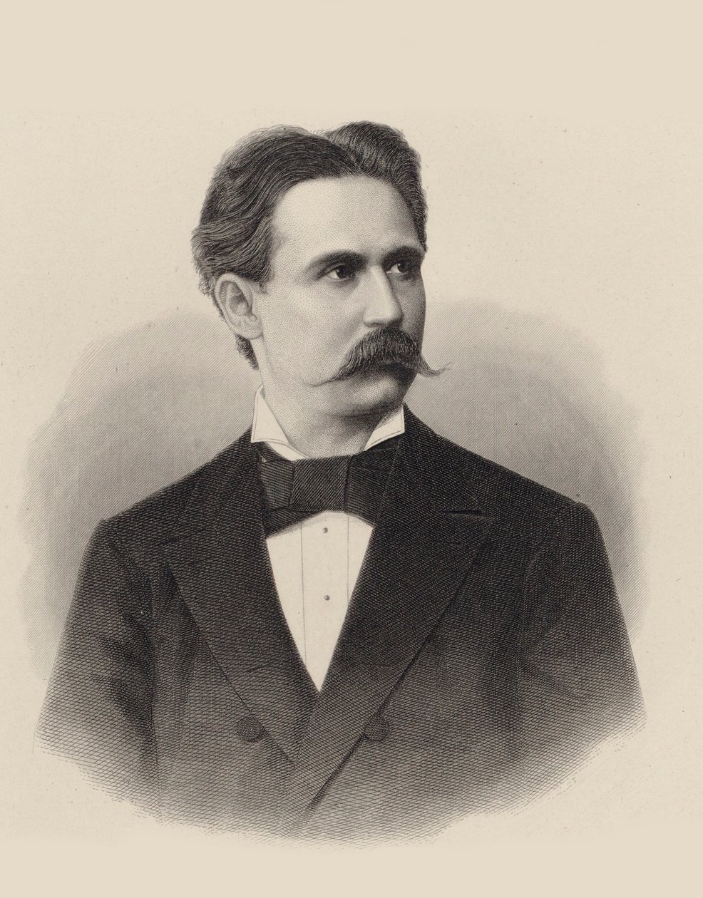 Portrait du pianiste et compositeur Xaver Scharwenka 1850-1924, vers 1880 - Unbekannt