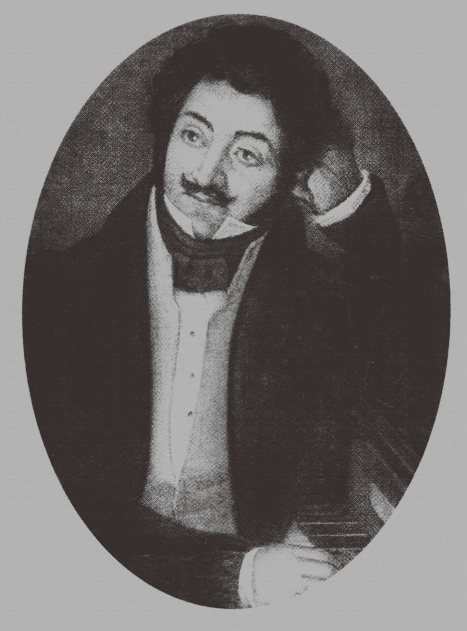 Portrait du compositeur Alexandre Aleksandrovich Alyabyev 1787-1851, années 1810 - Unbekannt
