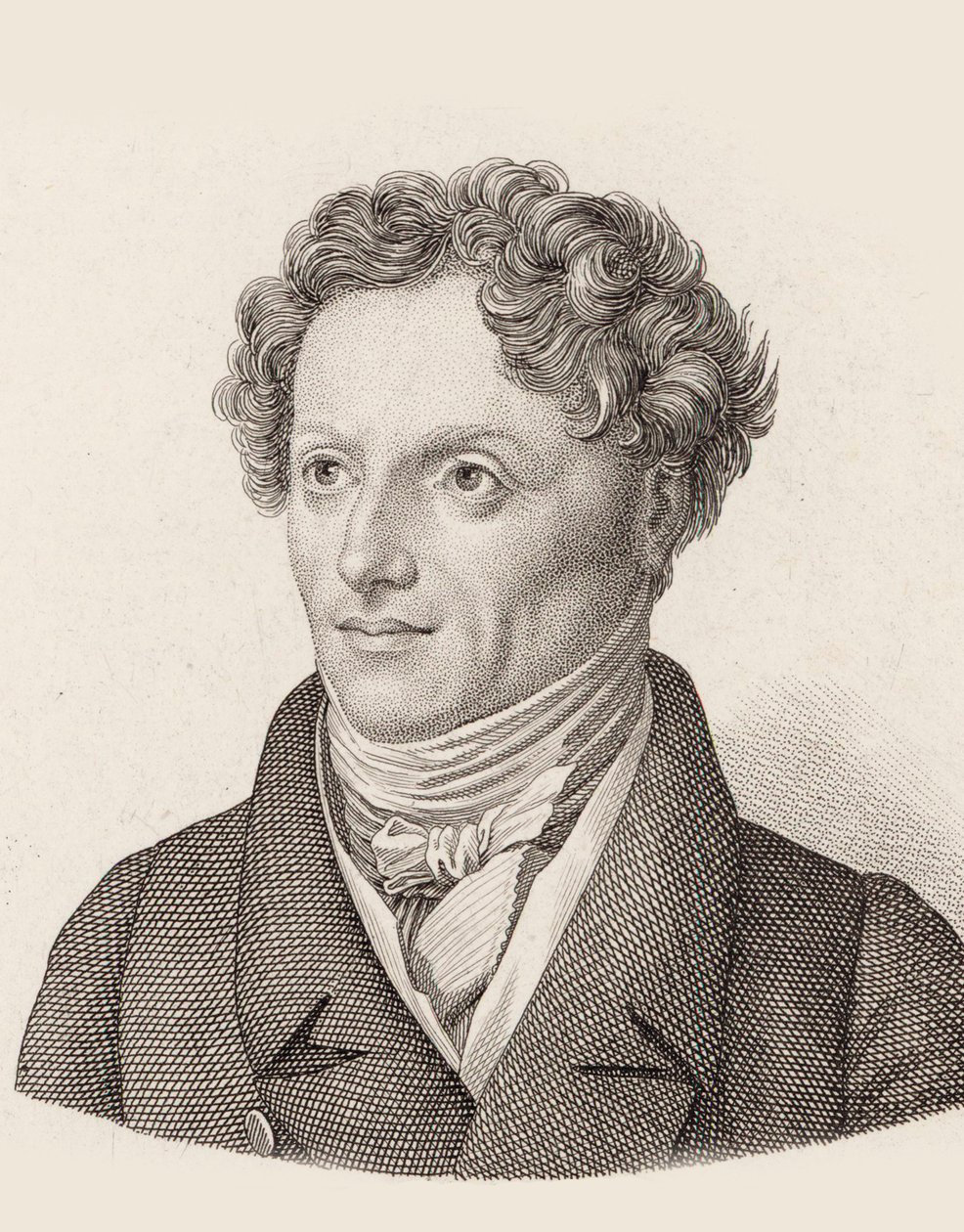 Portrait du compositeur Francesco Morlacchi 1784-1841 - Unbekannt