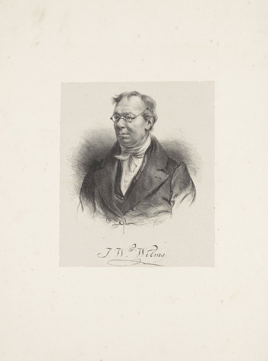 Portrait du compositeur Johann Wilhelm Wilms 1772-1847, 1835 - Unbekannt