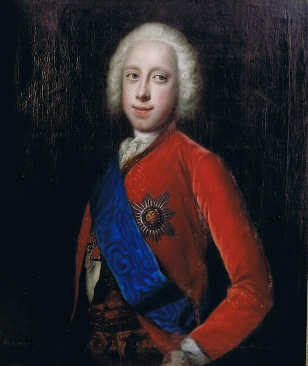 Portrait du Tsar Pierre III de Russie 1728-1762, seconde moitié du XVIIIe siècle - Unbekannt