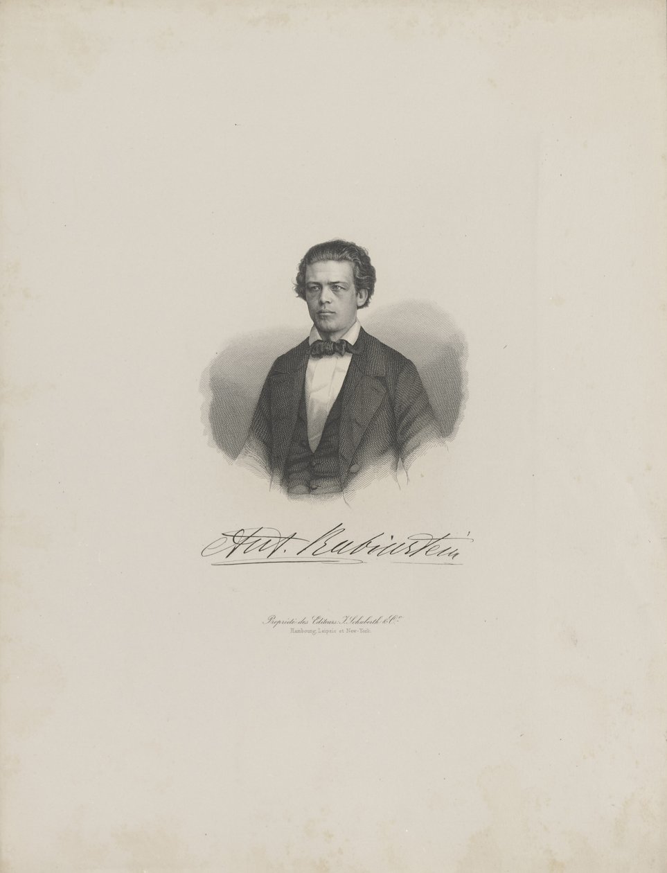 Portrait du compositeur Anton Rubinstein - Unbekannt