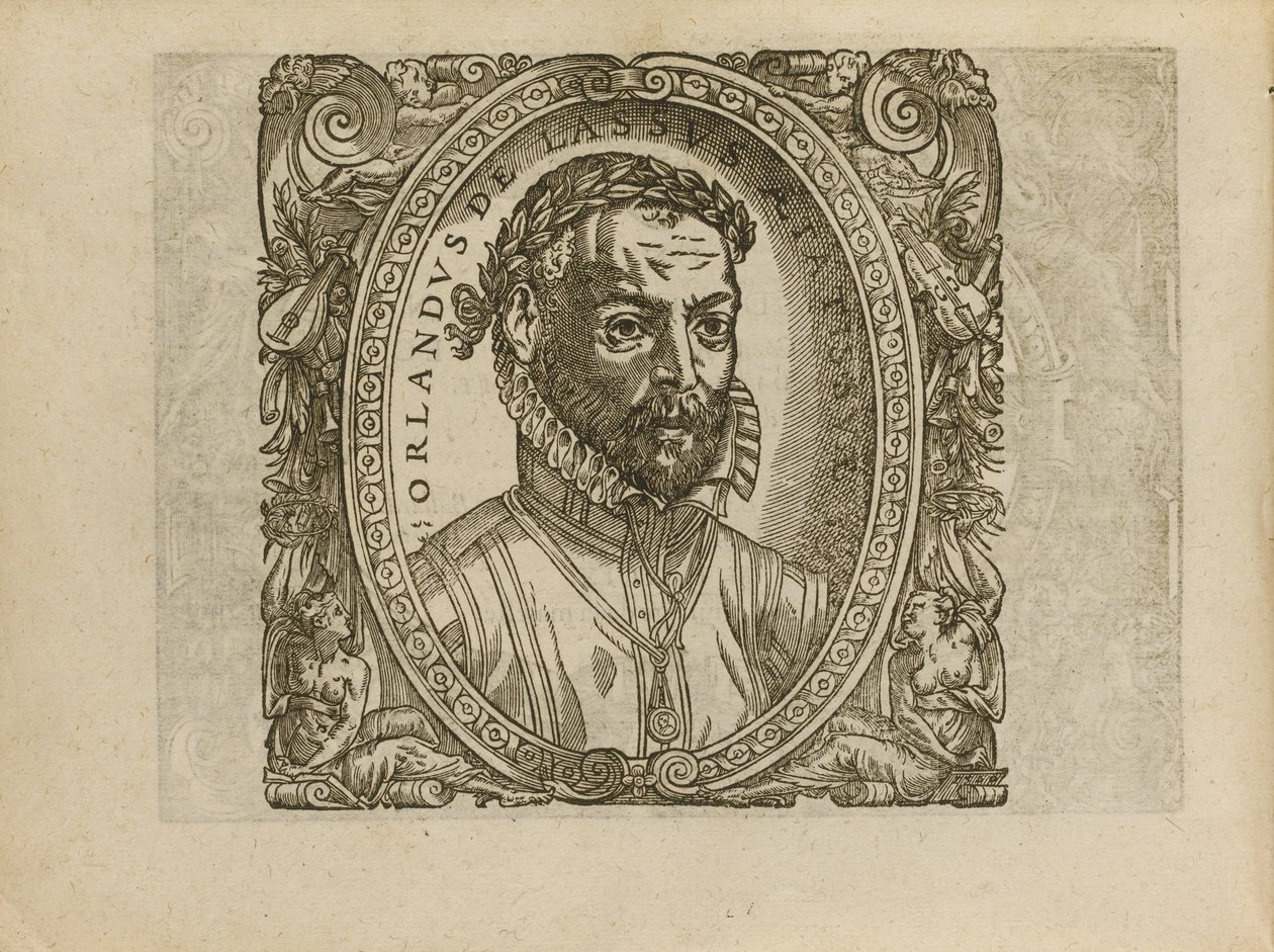 Portrait du compositeur Roland de Lassus 1532-1594, 1560 - Unbekannt