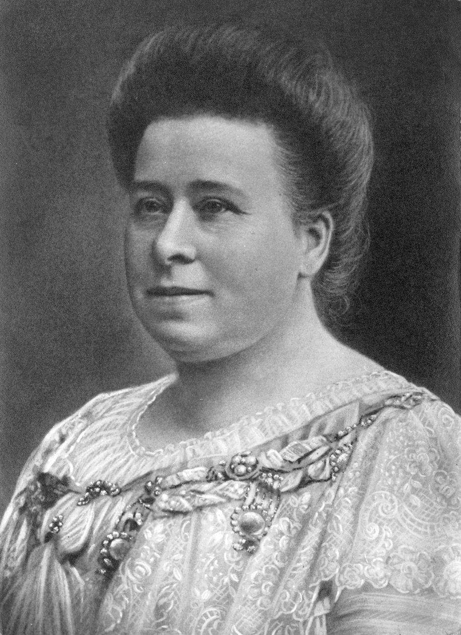 Portrait de femme, probablement la grand-mère de Walter Nurnberg, Allemagne 1910 (retouché) - Unbekannt