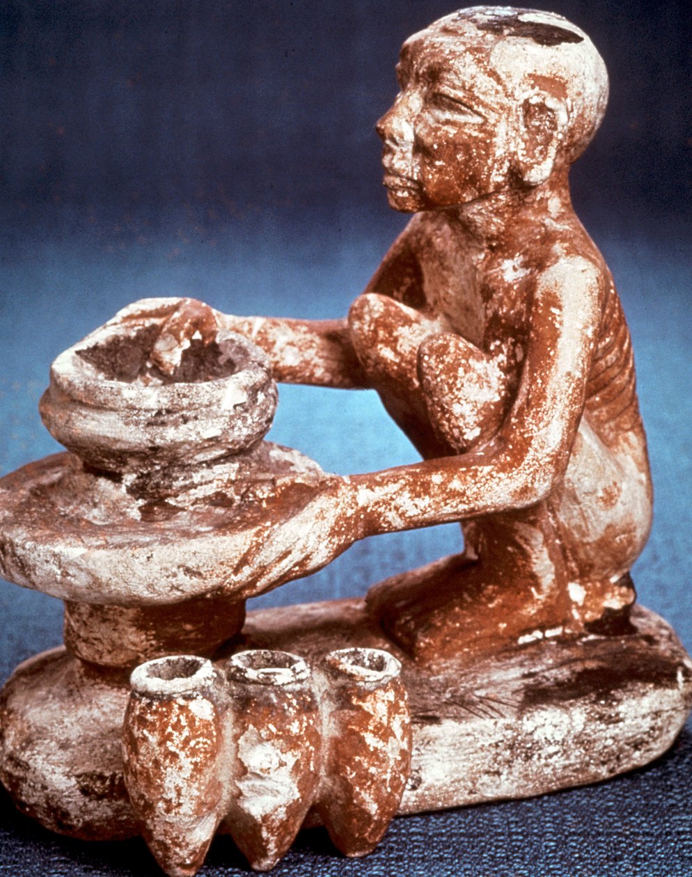Potier tournant des vases sur une roue, Égyptien ancien, Ancien Empire, 5ème dynastie 2565-2420 av. J.-C. - Unbekannt