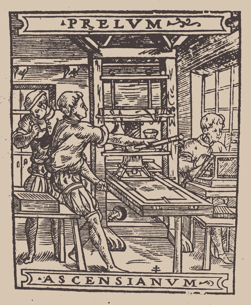 Prelum Ascensianum : dispositif de l