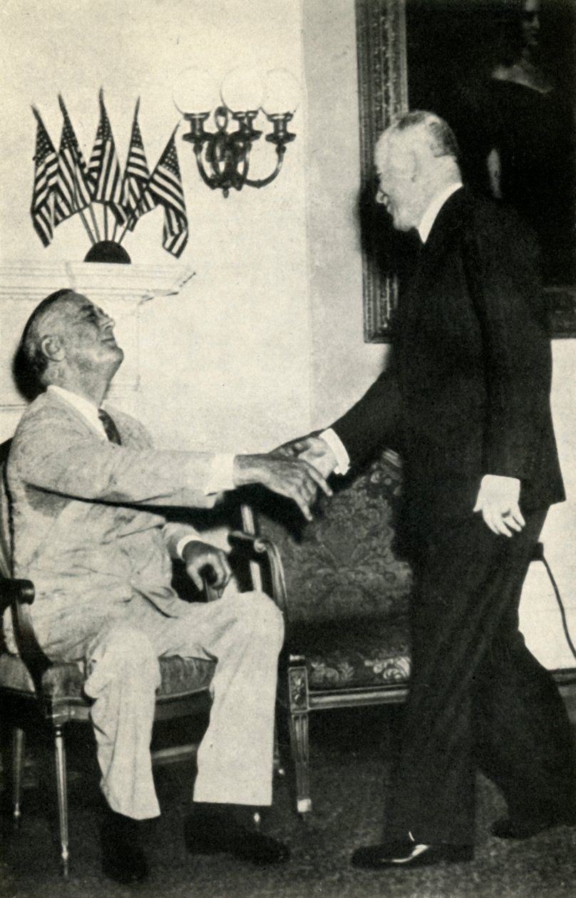 Le président Benes rend visite à F. D. Roosevelt en 1942, 1947 - Unbekannt