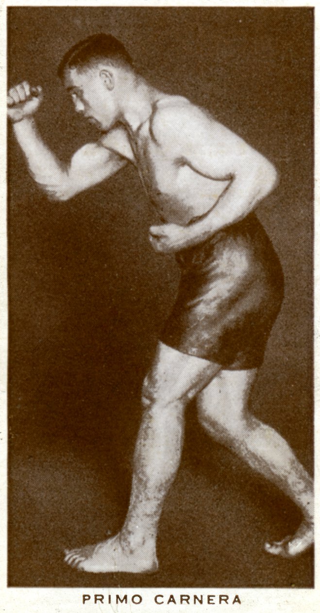 Primo Carnera, boxeur italien, 1938 - Unbekannt