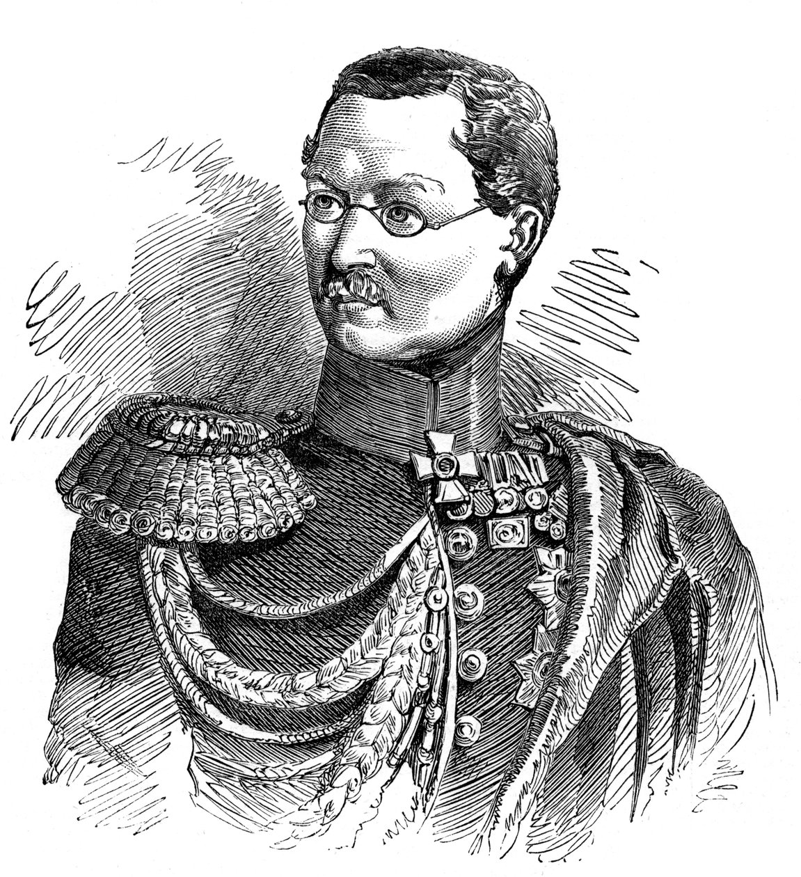Prince Gortschakoff, général en chef des forces russes dans les principautés danubiennes, 1853 - Unbekannt