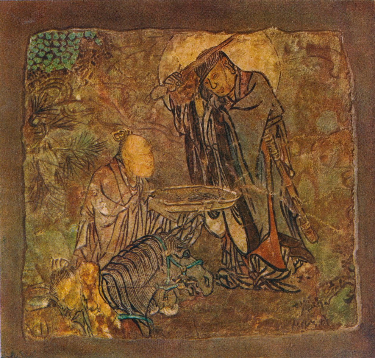 Le prince Gotama Gautama se coupant les cheveux, 1934-35 - Unbekannt